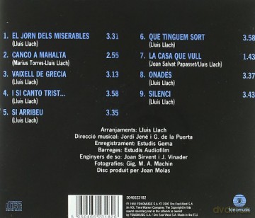 Lluis Llach: I Si Canto Trist [CD]