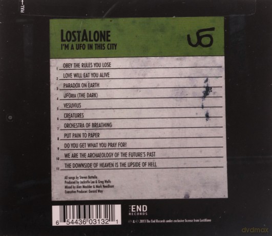 Lostalone: i'm a Ufo in This City [CD]