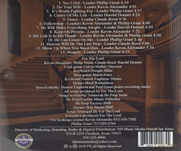 For The Lord: I'M Gonna Do Your Will [CD]