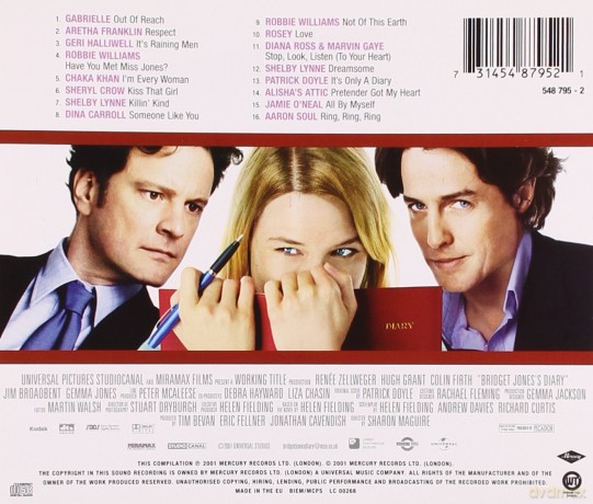 Bridget Jones's Diary soundtrack (Dziennik Bridget Jones) [CD]