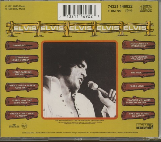 Elvis Presley: Im 10000 Years Old-Country [CD]