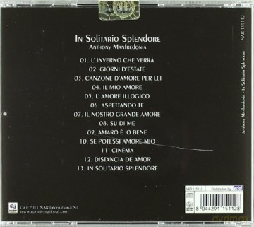 Anthony Manfredonia: In Solitario Splendore [CD]