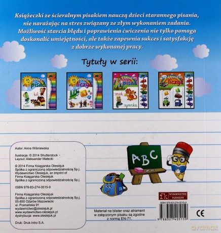 Umiem pisać. Napisz i zetrzyj [KSIĄŻKA]