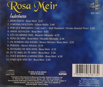 Rosa Meir: Indecencia [CD]