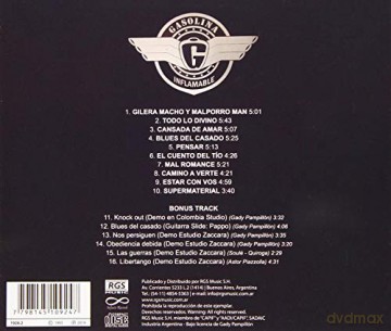 Gasolina: Inflamable [CD]