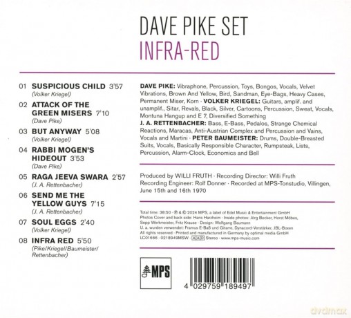 Dave Set Pike: Infra-Red [CD]