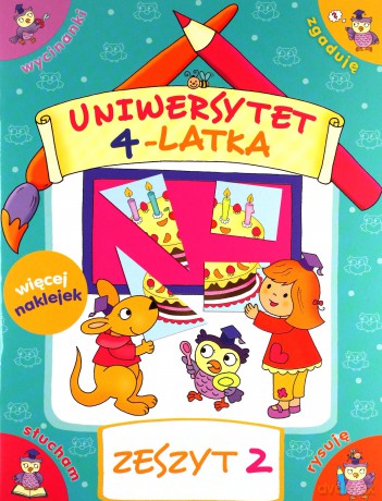 Uniwersytet 4-latka. Zeszyt 2 [KSIĄŻKA]
