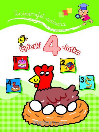 Uniwersytet malucha. Cyferki 4-latka [KSIĄŻKA]