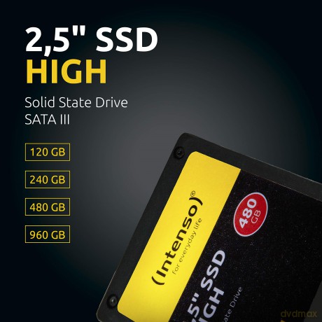Intenso: Intenso 3813430 Ssd Da 120gb, Nero [CD]