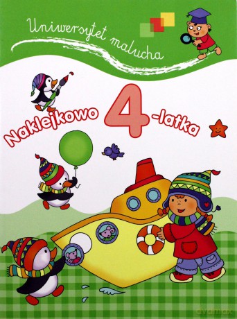 Uniwersytet malucha. Naklejkowo 4-latka [KSIĄŻKA]