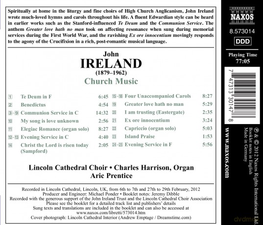 J. Ireland: Ireland: My Song Love Unknown [CD]