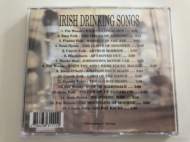 Irish Drinking Songs: Irish Drinking Songs [CD]