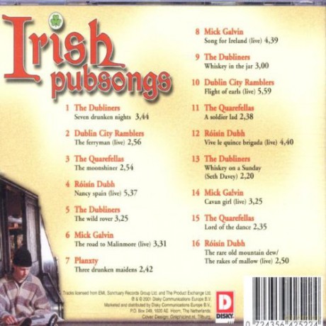 Irish Pub Songs [CD]