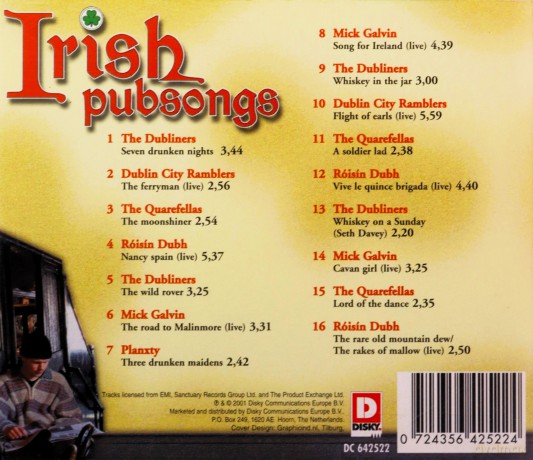 Irish Pub Songs [CD]