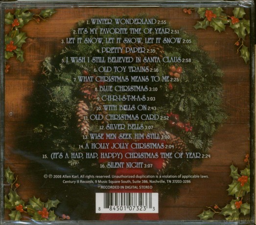 Allen Karl: it's My Favorite Time of the Year [CD]