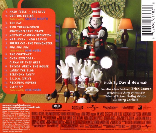 Cat In The Hat soundtrack [CD]