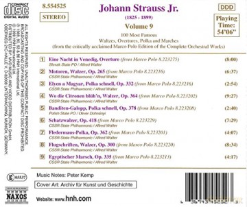 J Strauss: 100 Most Famous Works, vol.9 [CD]
