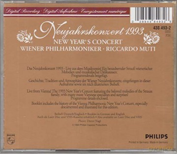 Riccardo Muti: J Strauss: New Year's Concert [CD]