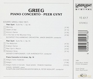 Jand: Jando/Budapest Po/Sandor/Ah - Grieg [CD]