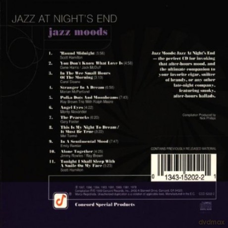 Jazz Moods: Jazz at Night's End [CD]