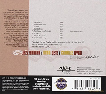 Stan Getz: Jazz Samba [CD]