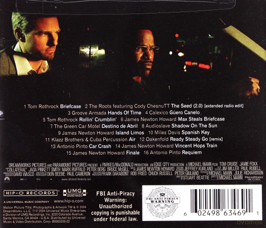 Collateral soundtrack (Zakładnik) [CD]