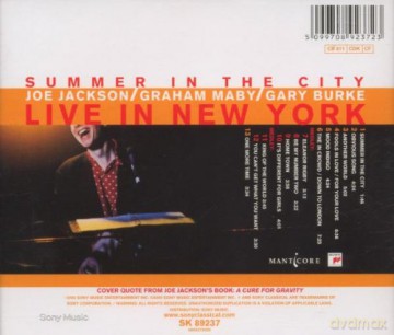 Joe Jackson: Joe Jackson: Summer in the City [CD]