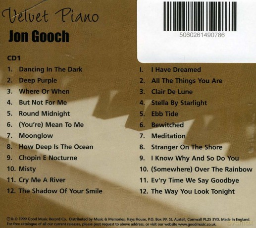 Jon Gooch: Jon Gooch - Velvet Piano 2cd Set [2CD]