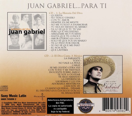 Juan Gabriel: Juna Gabriel Para Ti [2CD]