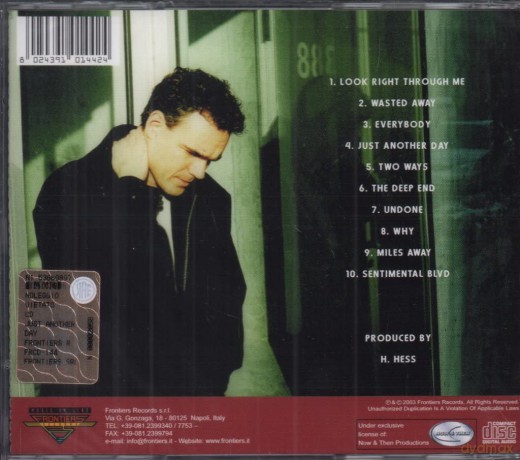 Hess: Just Another Day [CD]