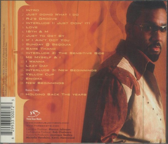 Marcus Johnson: Just Doing What I Do [CD]