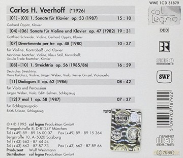 Carlos H. Veerhoff: Kammermusik [CD]