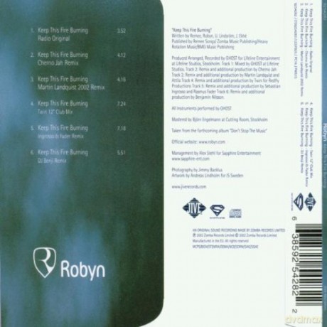 Robyn: Keep This Fire Burning [CD]
