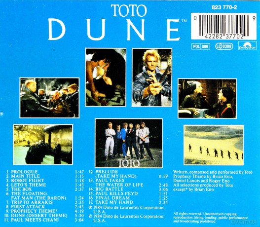 Dune soundtrack (Diuna) [CD]