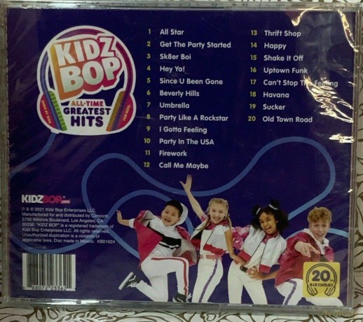 Jetho Tull: Kidz Bop All-Time Greatest Hits [CD]