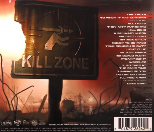 Philthy Rich: Kill Zone [CD]