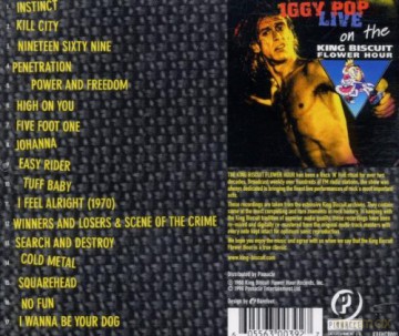Iggy Pop: King Biscuit Presents... Iggy Pop Live [CD]