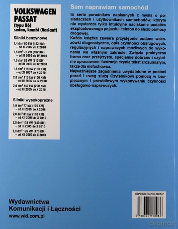 Volkswagen Passat od marca 2005 (typu B6) [KSIĄŻKA]