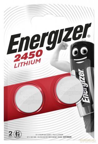 Lithium: Knopfzelle Cr2450 3 V 2-Blister-Energizer [CD]