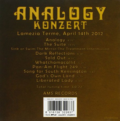 Analogy: Konzert [CD]