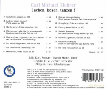 C.M. Ziehrer: Kosen, Tanzen! Vol. 2 Lachen [CD]