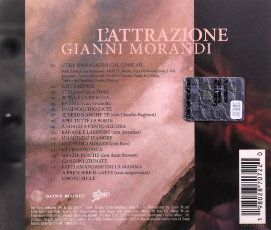 Gianni Morandi: L Attrazione [CD]