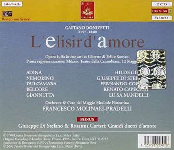 Gaetano Donizetti: L'Elisir D'Amore [2CD]