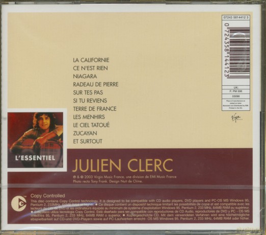 Julien Clerc: L'Essentiel [CD]