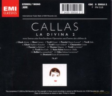Maria Callas: La Divina 2 [CD]