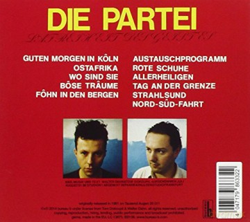 Partei & Die: La Freiheit Des Geistes [CD]