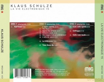 Klaus Schulze: La Vie Electronique Vol. 15 [3CD]