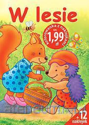W lesie - Kolorowanka z naklejkami [KSIĄŻKA]
