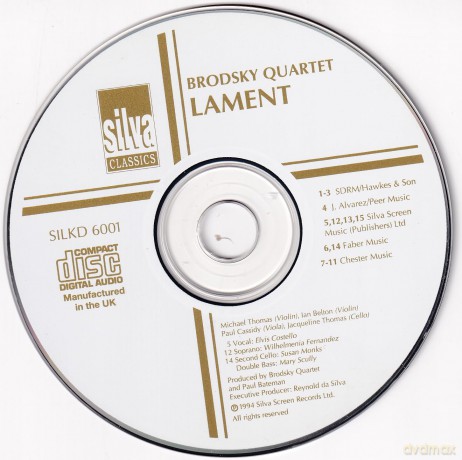 Brodsky Quartet: Lament [CD]
