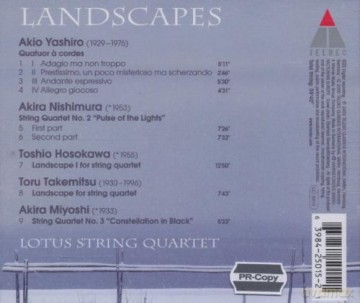 Lotus String Quartet: Landscapes [CD]